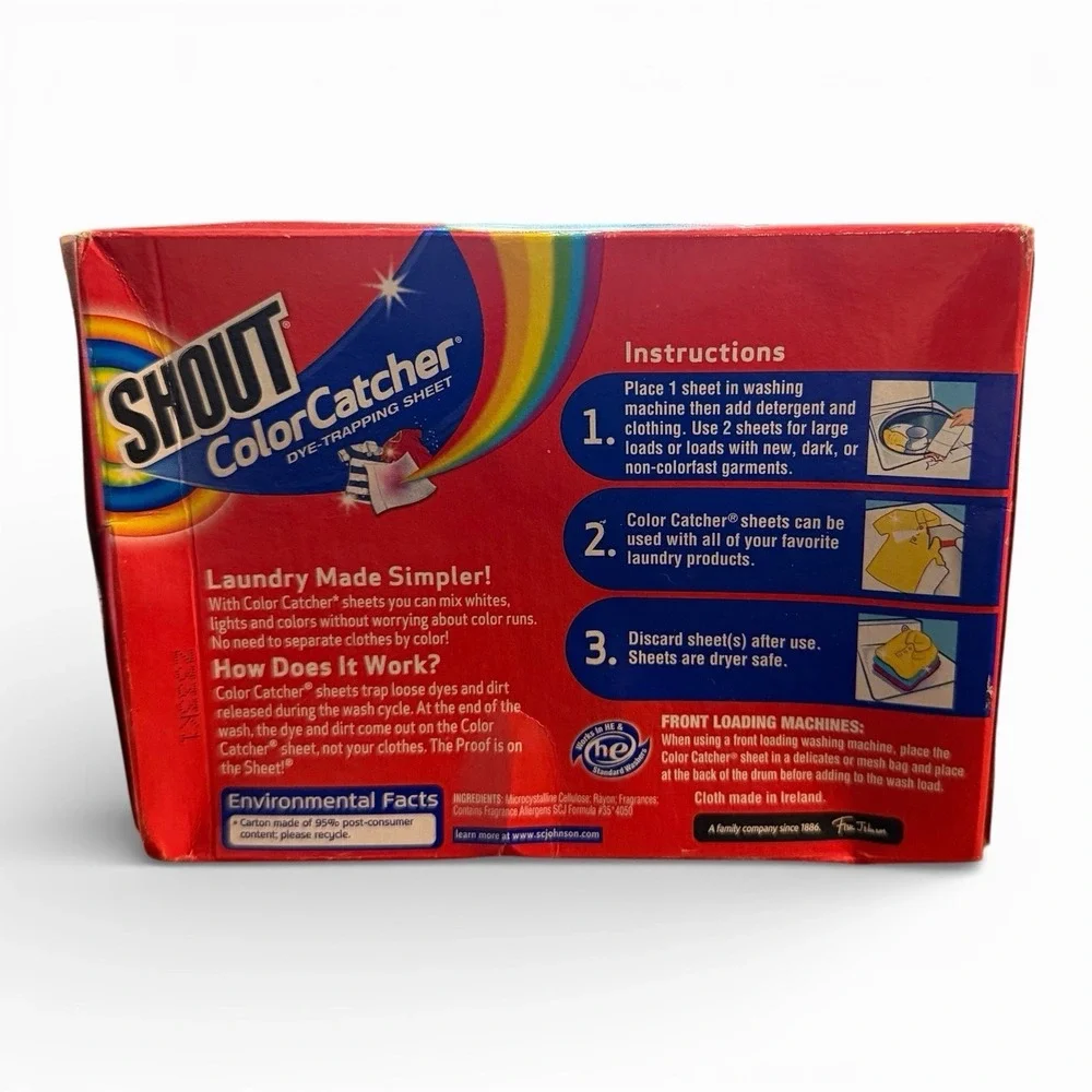 Shout ColorCatcher Dye-Trapping‎ Sheets Box (Sealed)